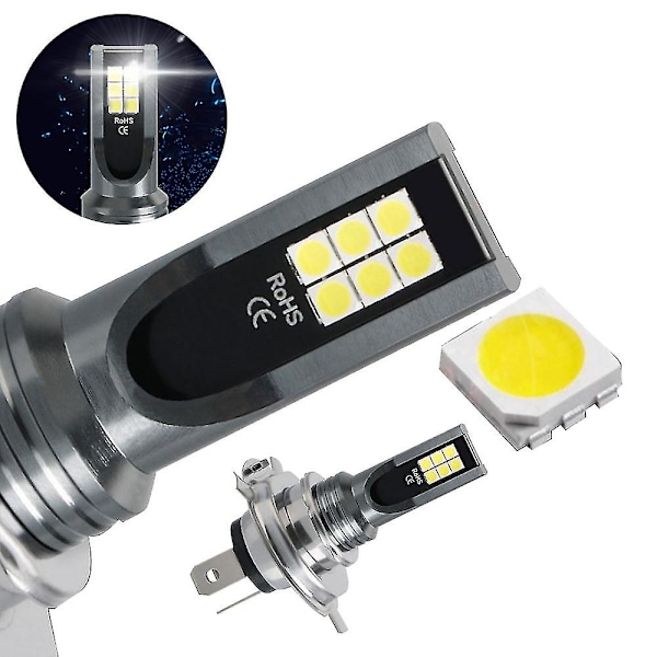 H4/9003 LED-frontlykter - LED H4-frontlykter - H4-billyspærer - Lyse LED-billyspærer - H4 LED-frontlykter