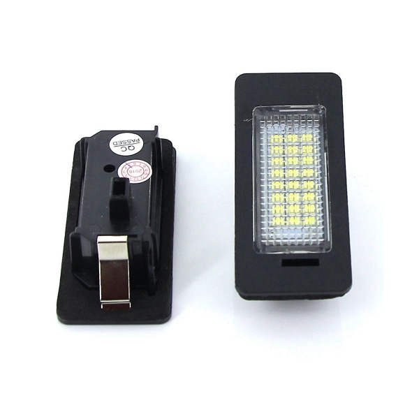 LED-baklykta för registreringsskylt, bakre bilbelysning för A4 S4 B8 A5 S5 Tt Q5 / 5d [DB] BlackTransparent