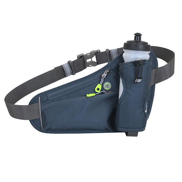 Gymväska Multifunktionell Utomhus Fitness Sport Midjeväska Vattenflaska Väska DB Gray One Size