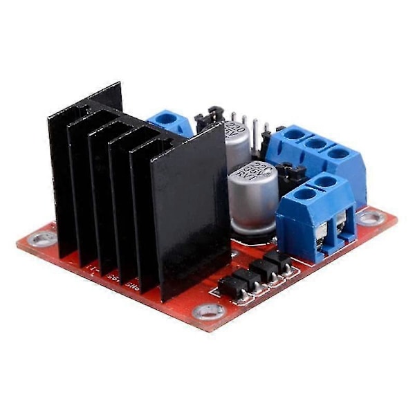 2-pak L298N Motor Driver Controller Board Modul Dobbelt H-bro DC Trinmotor til Ar-Duino Elektriske Proj [Db]