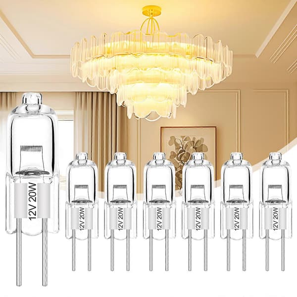 G4 Halogenpære Dimbar - AC/DC 12V 20W - 6 stk. [DB]