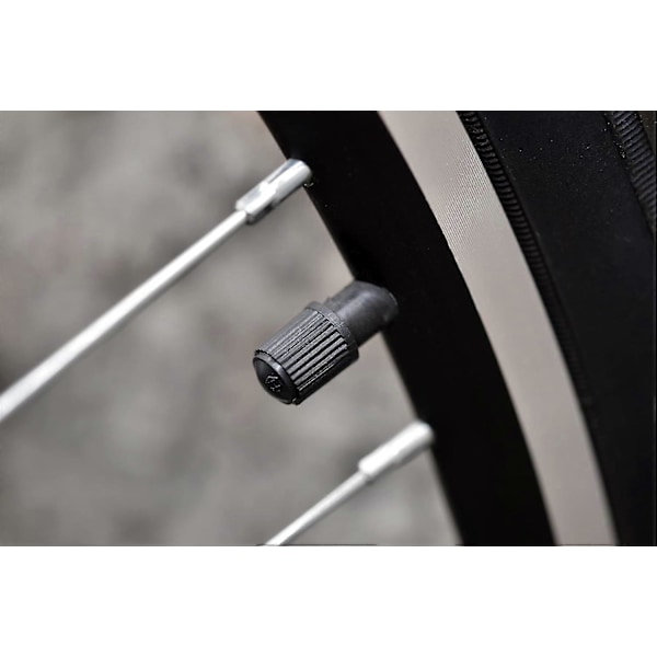 10 stk. Dækventilhætter/Støvhætter i plastik til universal Schrader-fitting, der almindeligvis bruges på bildæk, cykler, motorcykler, barnevogne og trillebøre db
