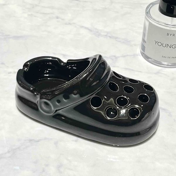 Sjove Crocs Askebægre Pynt Crocs Keramik Askebægre Sjove Anti-Fly Aske Pynt, 50% Tilbud {Db) black