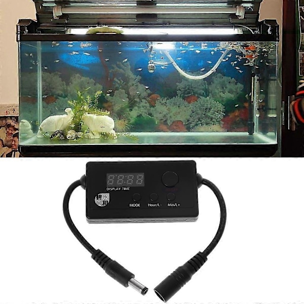 Akvarium LED Lys Dimmer Controller Modulator Intelligent Timing Dæmpningssystem db