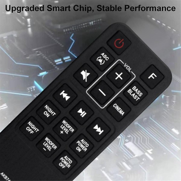 Akb74815371 Vaihda Kaukosäädin Lg Sound Bar Sj3 Sj4 Spj4b-w Sk4d Sl3d Sph4b-w Spj4bw Sph4bw [DB] Black