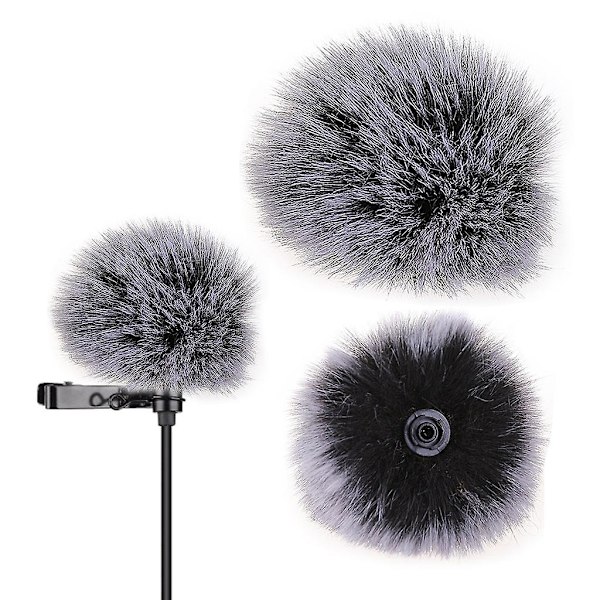 Död kattmikrofon vindruta lurvig päls vindskydd muff vindruta lock för Dji Mic vindruta