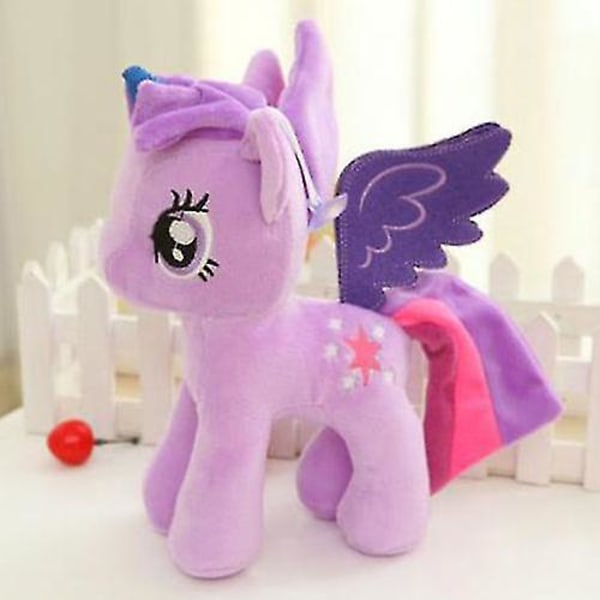 My Little Pony Plyschdjur Mjukisdjur 25cm Dockor Barn Födelsedagspresent [DB] Twilight Sparkle