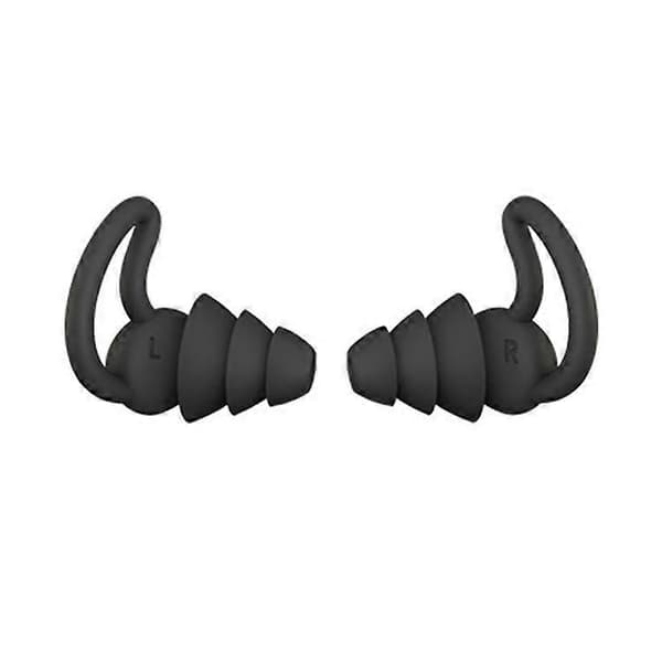 iMeBoBo Støyreduserende Ørepropper for Søvn Tre Lag [db] Black