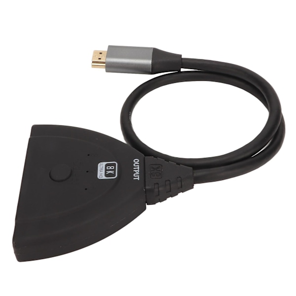 8K HD Multimedia Interface-växel 3 i 1 ut 60Hz HDR 10 HDCP 2.3 HDMI 2.1 Splitter för spel [db]