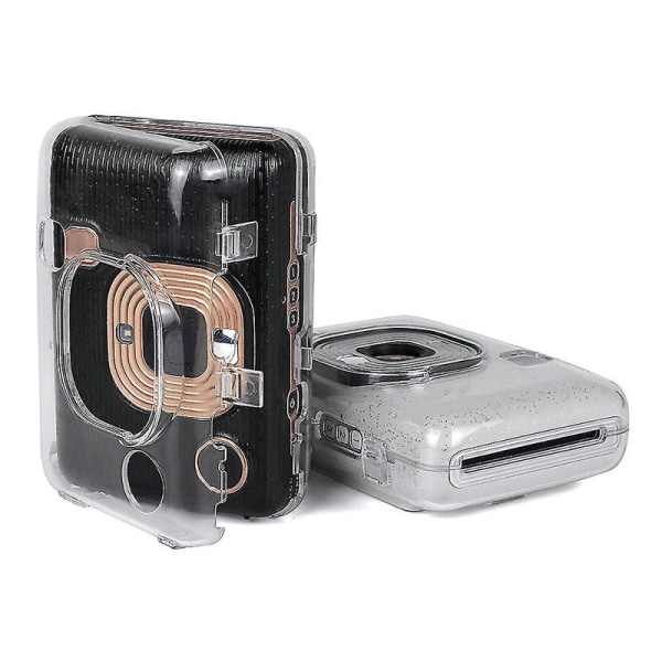 Transparent Crystal Pvc-skyddande för case Cover för Fujifilm Mini Liplay-kamera Accesso db