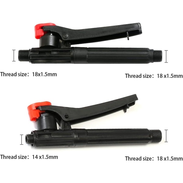 2-pack avtryckare sprutpistolhandtag delar, pumpspruta delar för trädgård, lämplig för de flesta Greenwood ryggsäckssprutor  [dB}