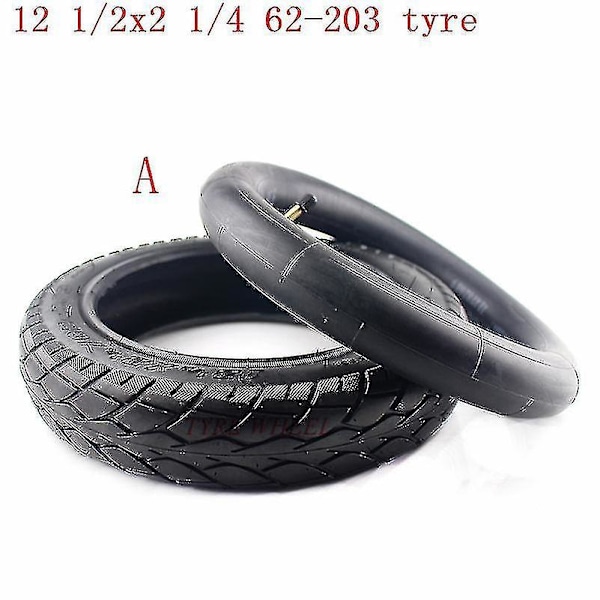 12 1/2x2 1/4 Hjul Dæk 12 Tommer 12 1/2 X 2 1/4 62-203 Dæk Slange Passer Til Mange Benzin Elektriske Scootere Og E-cykel Foldbar Cykel {Db) tyre A