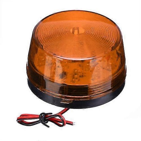LED Stroboskop Varningsljus Nödljus Blinkande Lampa 12V Signallampa [DB] Yellow
