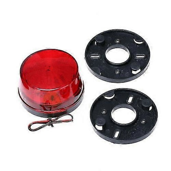 LED Stroboskop Varningsljus Nödljus Blinkande Lampa 12V Signallampa [DB] Red