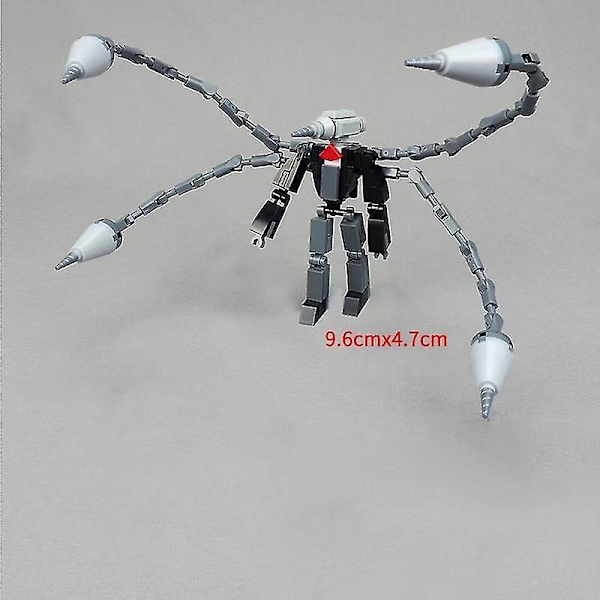 Skibidi Toalett Leke Byggekloss Titaner Kamera Mann Tv Mann Kameramann Speakerman Skibidi Toalett Klokke Mann Titaner Drill Speaker Db Building Block7