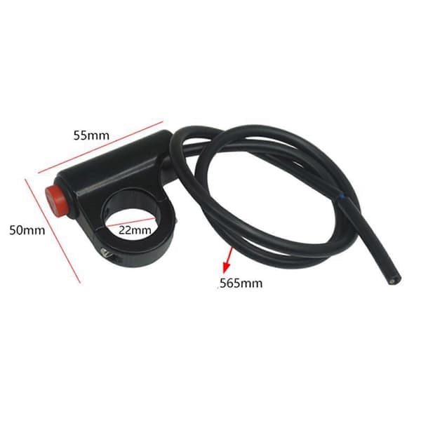 Motorcykel Hazard Switch Knap Styrbeslag Switch til Udskiftning [DB]