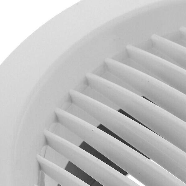 Ventilasjonsgitter sirkulært innendørs ventilasjonsuttak Kanalrørdekselhette [dB} 125mm