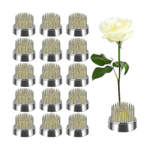 16 st Blomma Grodor Kenzans Runda Blompin Grodor Vas Blomsterarrangemang Arrangemang Pin Groda Fixerad XH db As Shown