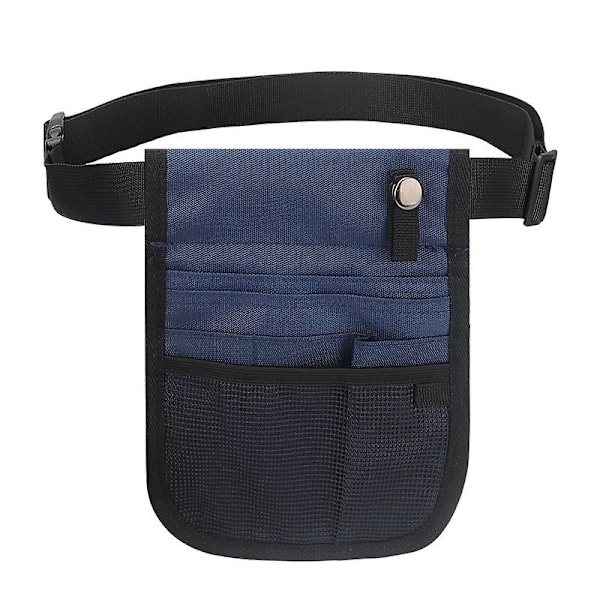Sykepleierveske Multifunksjonell Bærbar Verktøy Oppbevarings Lommeveske DB Navy Blue