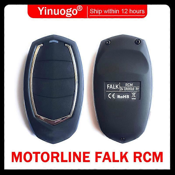 MOTORLINE FALK Fjärrkontroll för garageportar 433MHz Rullkod MOTORLINE FALK RCM Fjärrkontroll för grindar 4 Kanaler [DB] YNG189