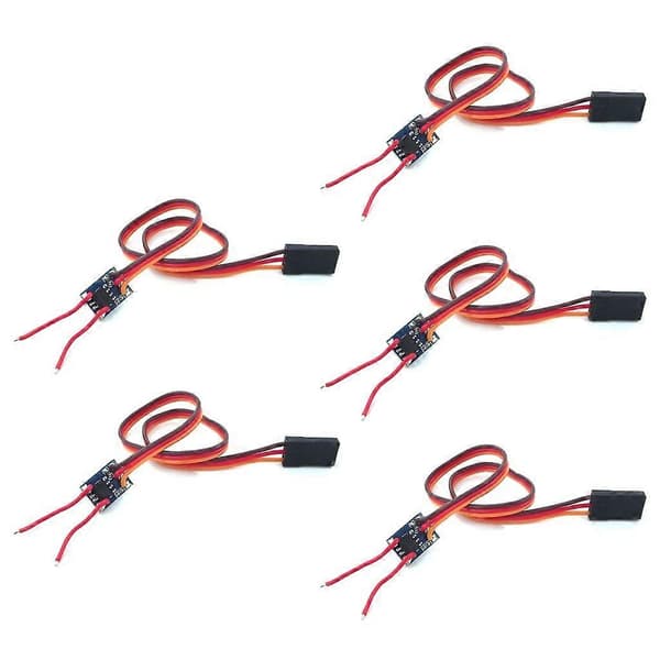 Mini båd elektronisk hastighedsregulator dobbeltrettet ESC til modelbåd/fly [DB]