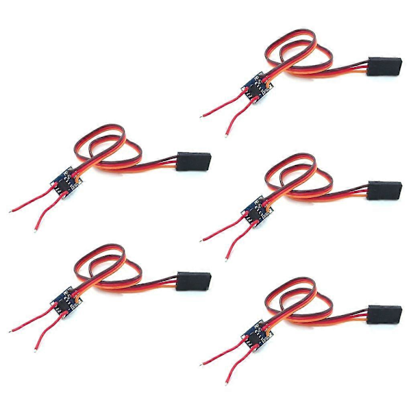 Mini båt elektronisk hastighetskontroller toveis ESC for modellbåt/fly [DB]
