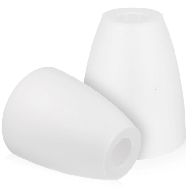 2 stk Lampekupler Erstatning Små Lampekupler Åpning Bordlampe Kupler Skrivebordslamper DB White 10X10X11.5CM