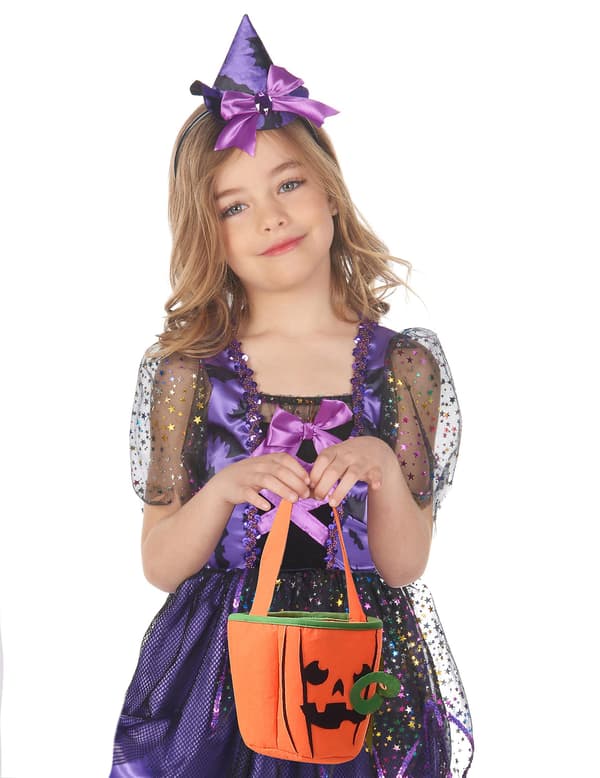 Barnens Halloween läskig pumpaväska One Size