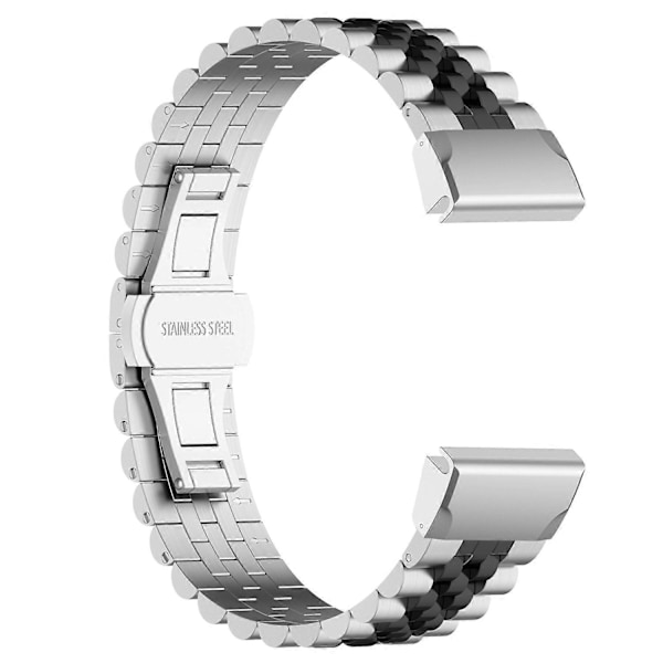 Urrem i rustfrit stål med 5 perler til Garmin Fenix 7S/6S/5S, udskiftningsarmbånd med værktøj [DB] Multicolor Style A
