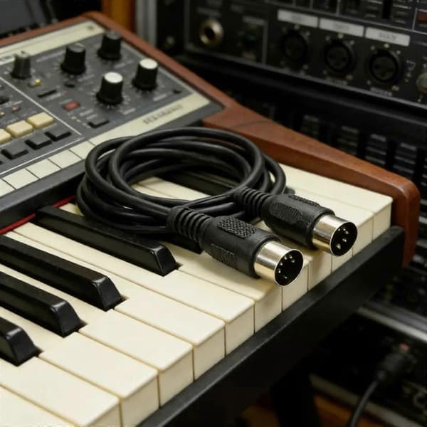Professionel DIN 5-bens han til DIN 5-bens han-kabel lydadapterkabel til klaverkeyboard lydudstyr tilbehør 2[DB] 2
