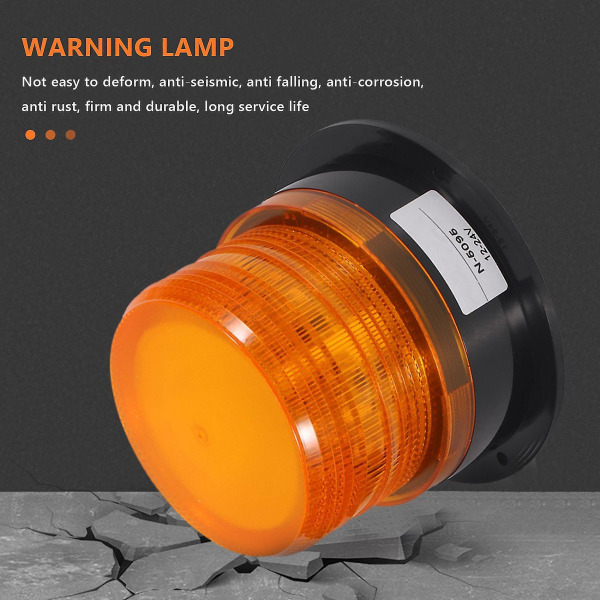 2 x Led-majakka Strobe Hätävilkkuva Varoitusvalo Kuorma-auto 12v 24v  [dB} Yellow