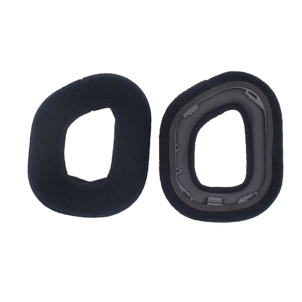 1 par øreputer Øreputer Øresvampdeksler Forbedret komfort Reparasjonsdel for Hs80 Rgb-hodetelefoner til spillhodesett black,L