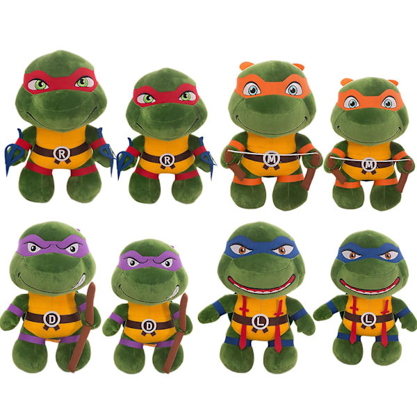Teenage Mutant Ninja Turtles Plys Tmnt Leonardo Plysj Søde Skildpadde Plysdyr Dukke Til Børn DB Orange 25cm