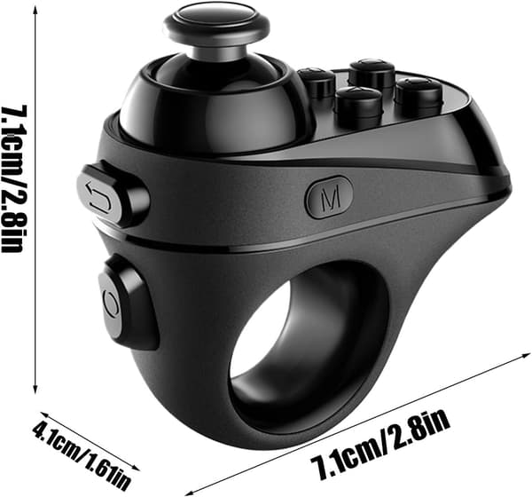 PC-spillkontroller - Trådløs Joystick Gamepad | ABS Elektrisk Enhetskontroller for TV, Datamaskin, Bærbar PC, Telefon, Nettbrett og Tilbehør, Kompa[DB]