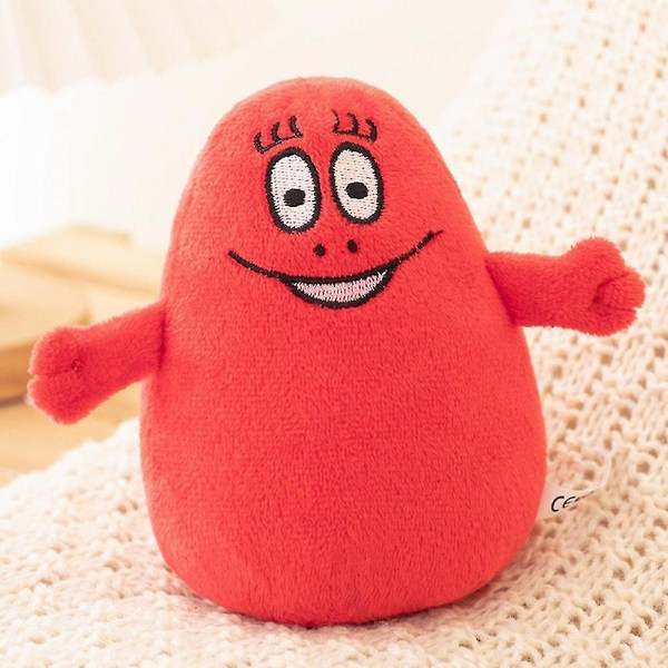 Barbapapa-pehmolelu Anime Barbapapa-nukke Pehmeät täytetyt lelut Kawaii Barbapapa-hirviönukke Tyyny Lapset Syntymäpäivä Joululahja [DB] red