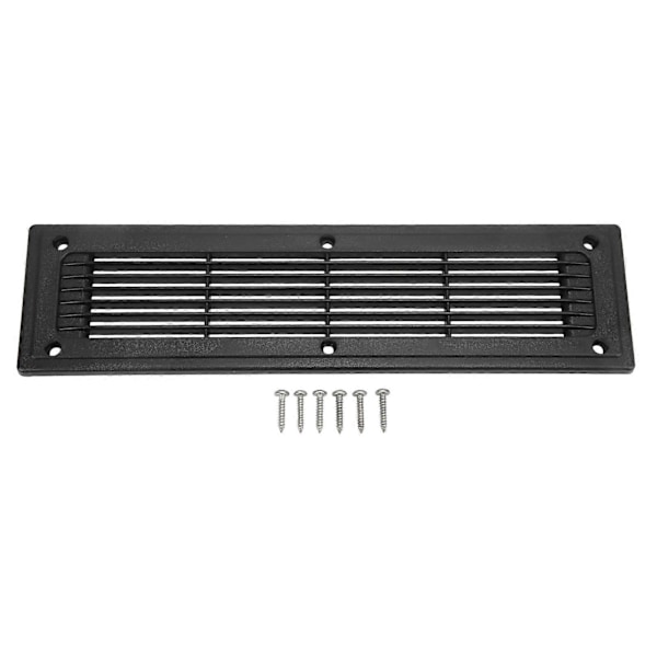 300x80mm Luftventiler Gitter Rektangulär Luftutloppsgrill Skydd Ventilationspanel för Husbil Buss Trailer Köksskåp YEMAA db