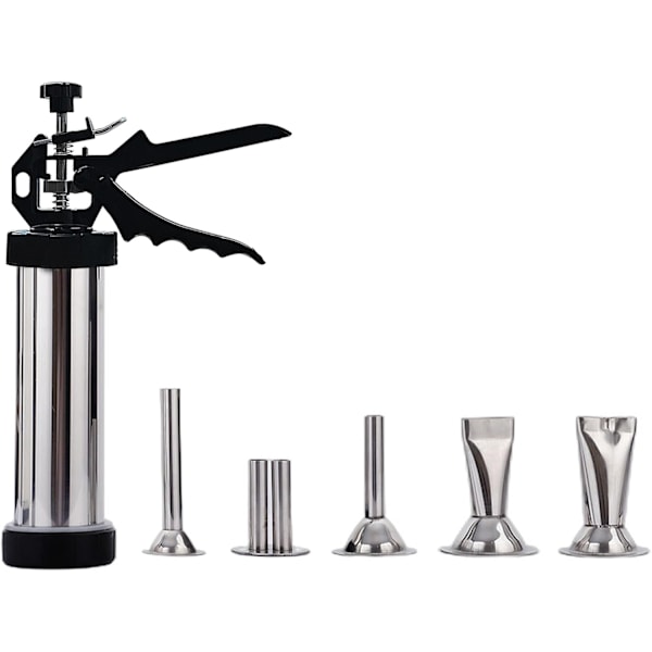 Jerky maker pistol med 4 rustfri stål dyser [DB]