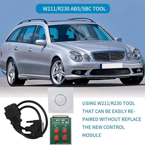 OBD-verktyg för W211 R230 ABS-reparation, kod C249F, återställningsverktyg för Be -Nz [DB] green