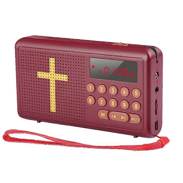Audios Raamattu Soitin Raamattu Puhuva King James Versio Raamattu Audios Soitin [Db] Red