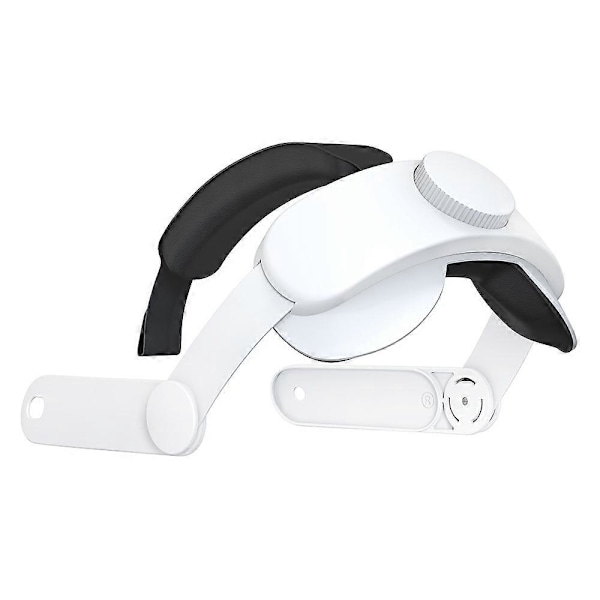 Justerbar Erstatnings Hovedrem til Meta Quest 3 Hovedmonteret Smart VR Headset Tilbehør - Sort [DB] Multicolor White