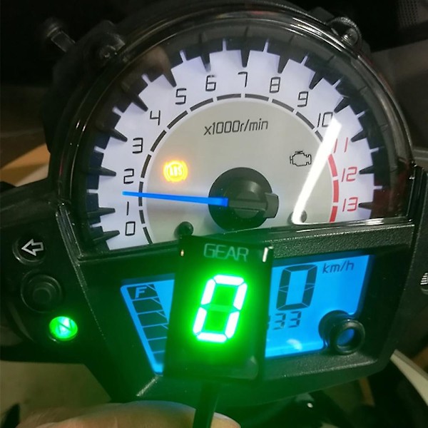 För Honda Ctx1300 Ctx 1300 2014 2015 Efi Motorcykeltillbehör 1-6 Växlar Display Indikator Digital Mätare [db] Red