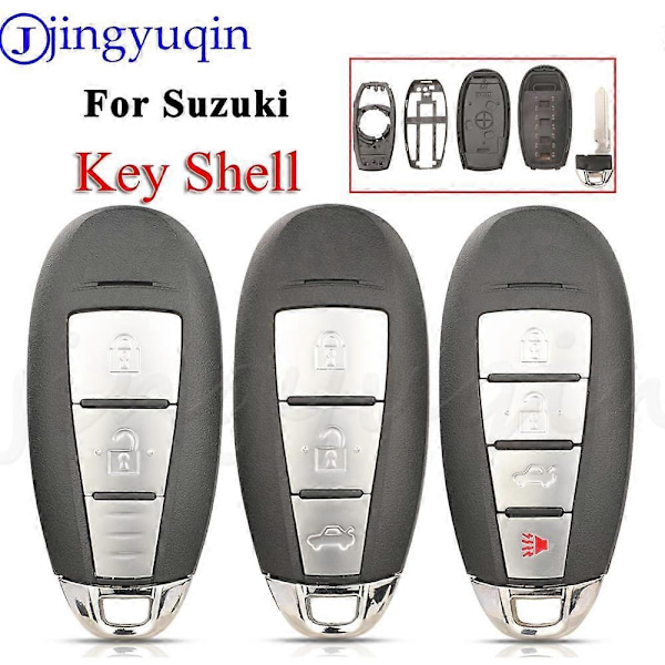 2/3/4B Kauko-ohjattavan auton avaimen aihio Suzuki Swift SX4 Vitara 2010-2016 TS008 / TS007 Smart pienellä avaimella [DB] 4BTN