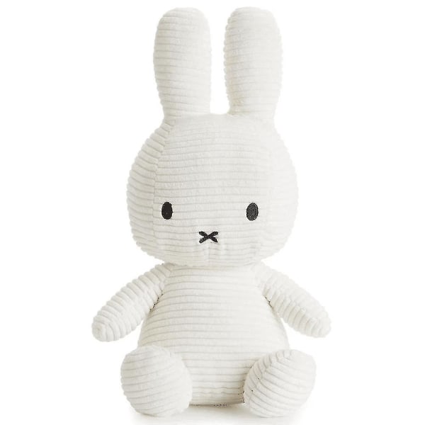 Miffy Large Bunny Corduroy Mjukleksak, Vit [DB]