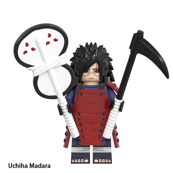 5 st Naruto Block Byggklossar Madara Zetsu Might Guy Sasuke Kakashi Minato [DB] Multicolor 1 Set