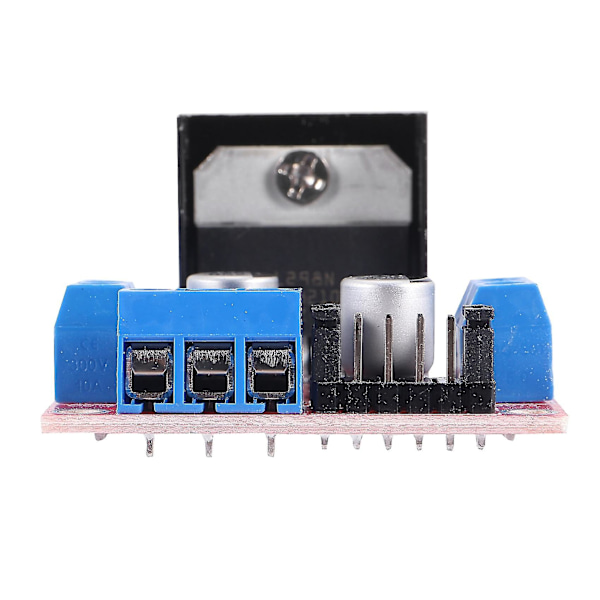 4 stk L298n Motor Driver Controller Board Modul DC Dobbelt H-bro Til Smart Bil Strøm R3 db red  blue  black