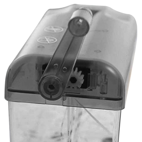 Mini Hand Shredder Bärbar Pappersstrimlare A6 Manuell Strimlare Dokument Pappers Skärverktyg Hem Off