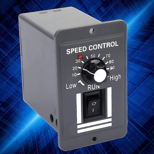 10A PWM Motorhastighetskontroller for DC 12V-48V - Reversibel Bryterregulatorkontroll [DB] black
