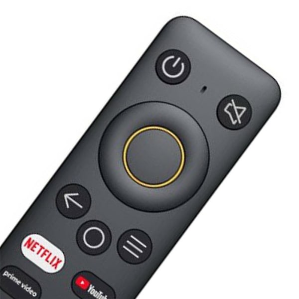 IR-fjärrkontroll för 32/43 All-in-one Android TV-fjärrkontroll utan Vioce [DB] Black