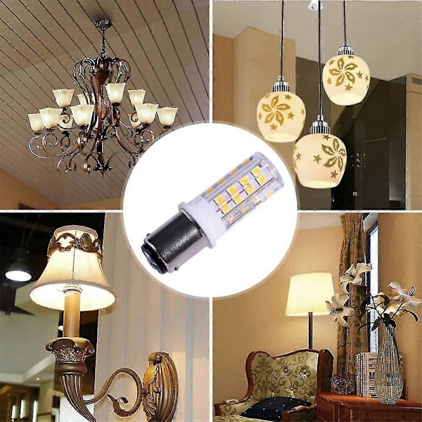 Ba15d Kaksoiskontakti Bajonettikanta Led Maissilamppu Led Polttimo 220v Ompelukoneeseen Pfaff g20242893880 [db] White Light