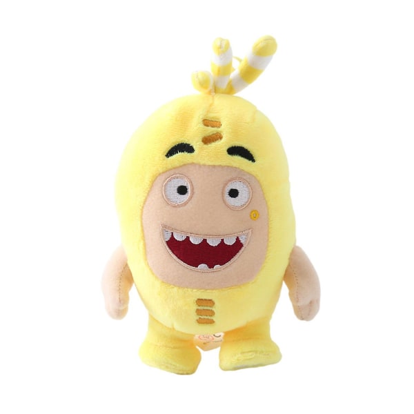 Oddbods-pehmolelu, lasten tv-ohjelman hirviöhahmo, pehmeä täytetty lelu [DB] Yellow